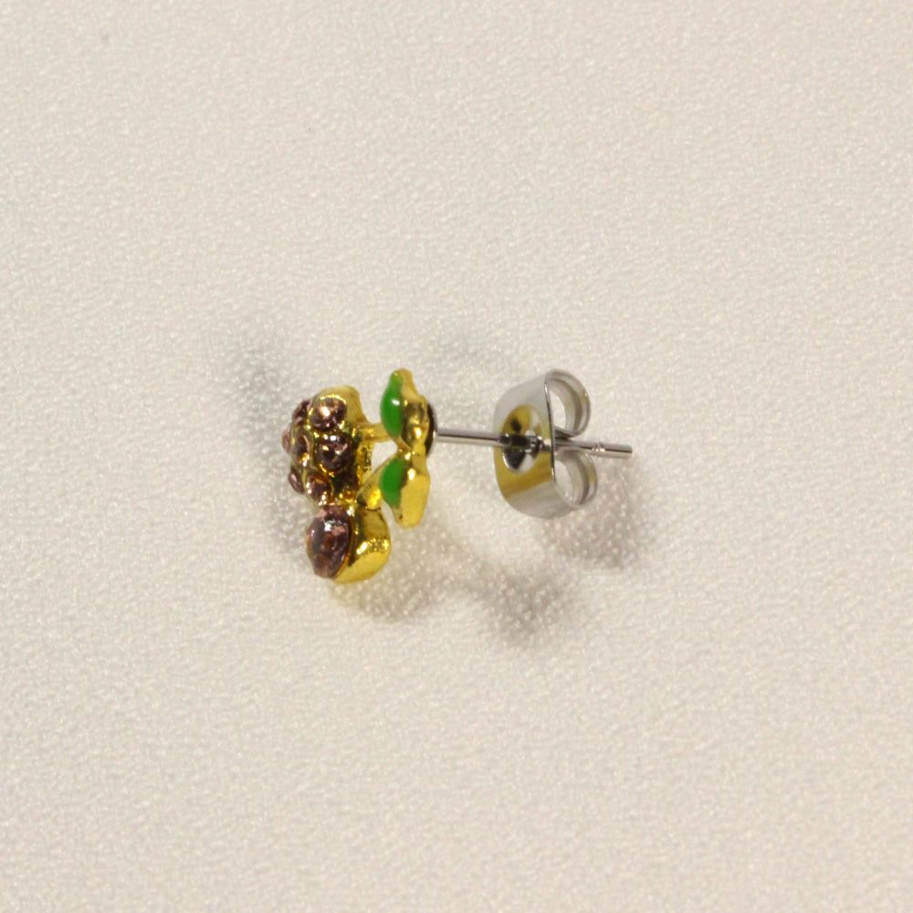 Cherries Earrings for pierced ears