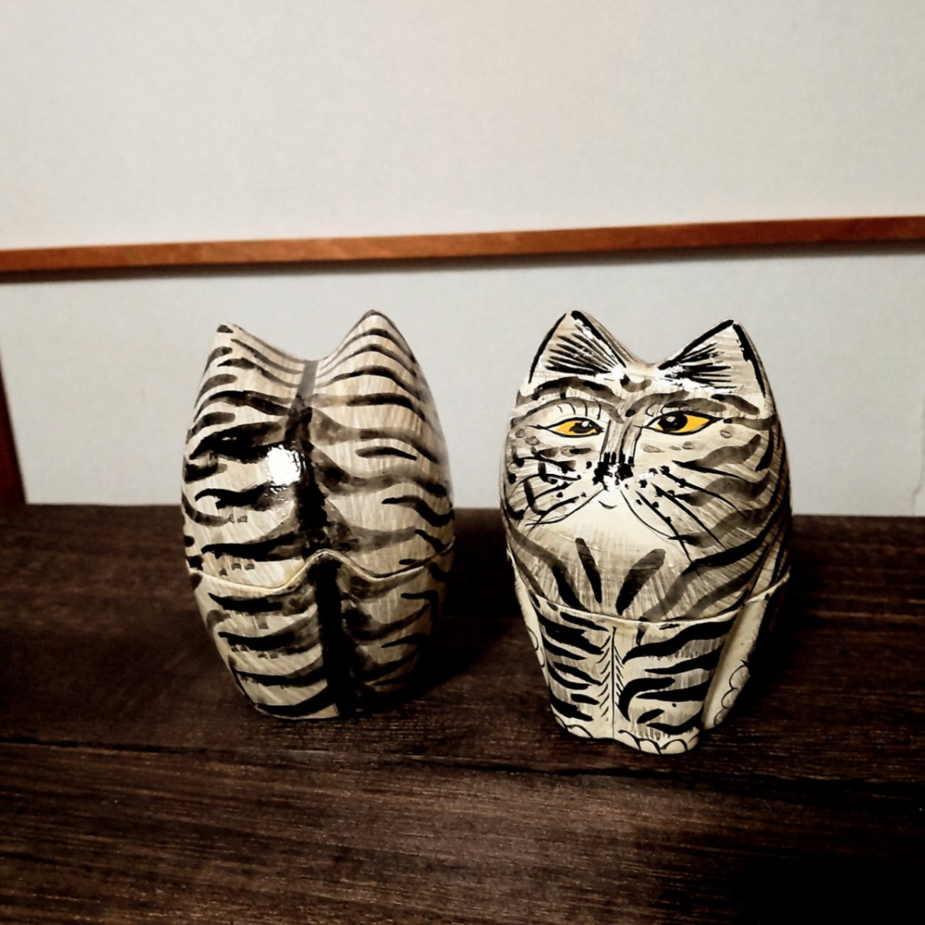 Kashmiri Paper Mache Cats