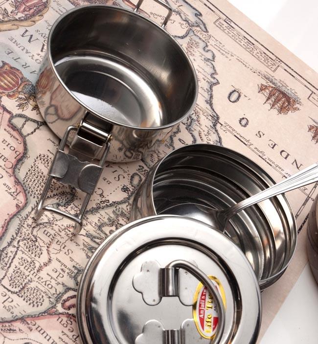 Indian lunch box 2段-6×2