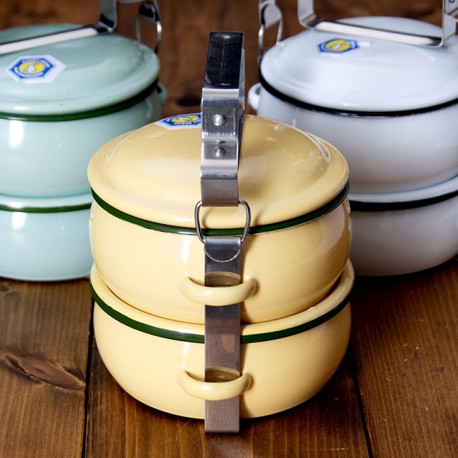 RABBIT BRAND Premium Enamel Suksan Food Carrier