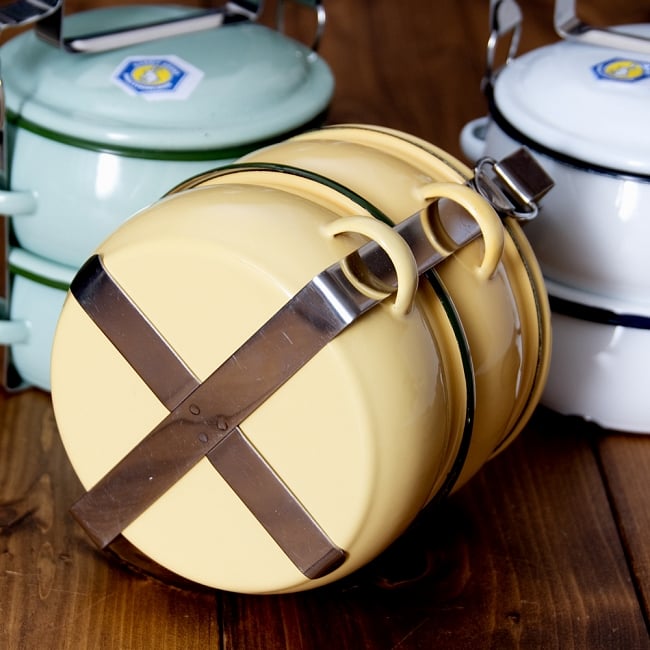 RABBIT BRAND Premium Enamel Suksan Food Carrier