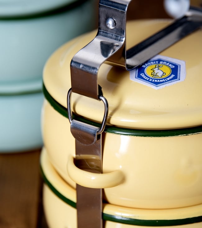 RABBIT BRAND Premium Enamel Suksan Food Carrier