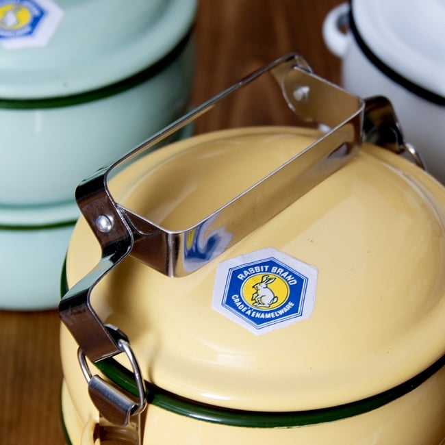 RABBIT BRAND Premium Enamel Suksan Food Carrier