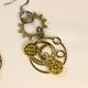 Steampunk Earrings for pierced ears