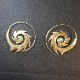 Indian Spiral Hoop Earrings for pierced ears