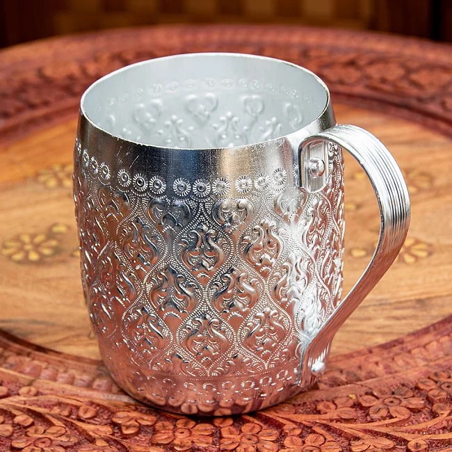 Thai Embossed Aluminum Mugs