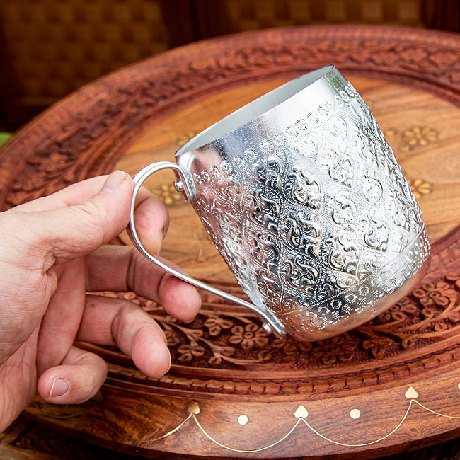 Thai Embossed Aluminum Mugs