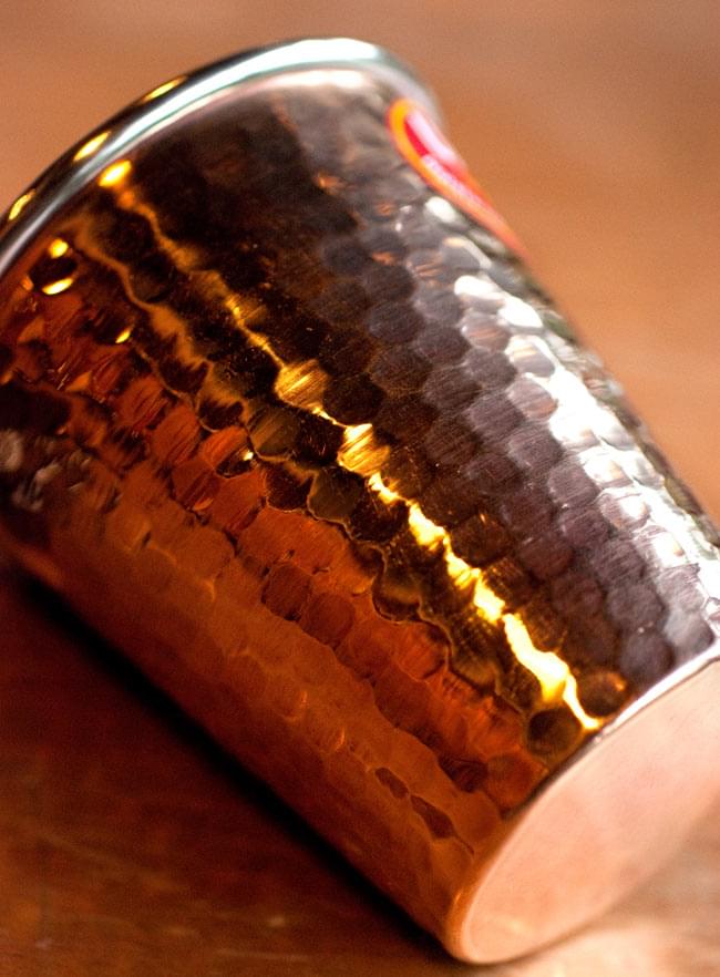 Indian Hammered Copper Decorative Tumblers