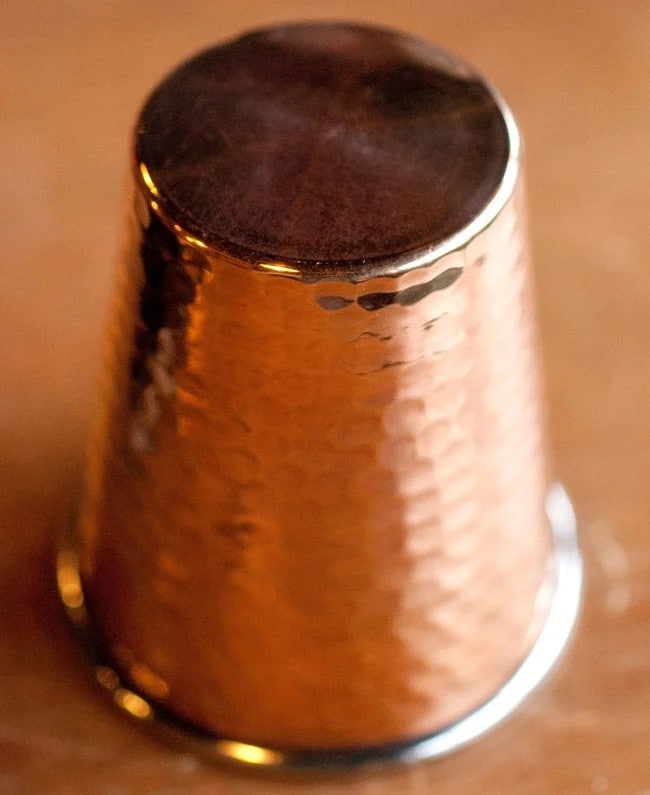 Indian Hammered Copper Decorative Tumblers