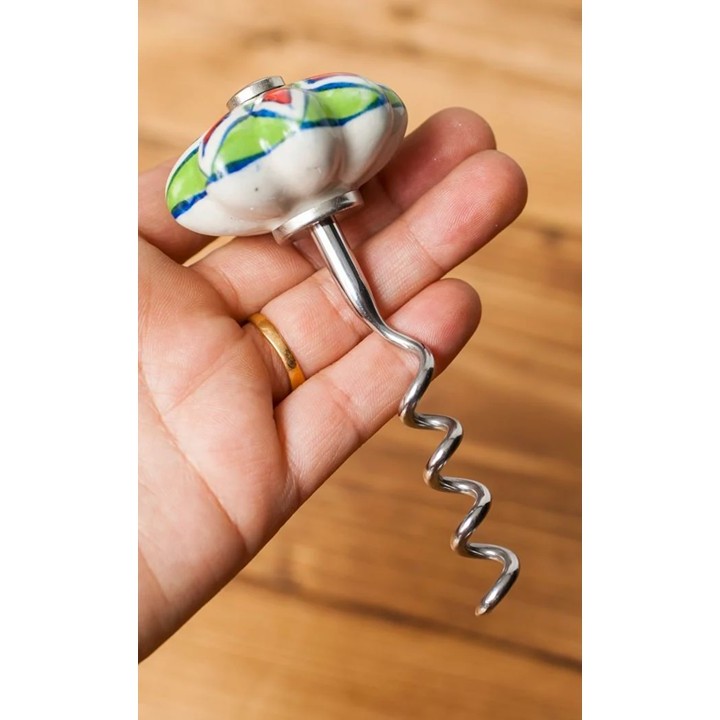 Jaipur Blue Pottery Corkscrew
