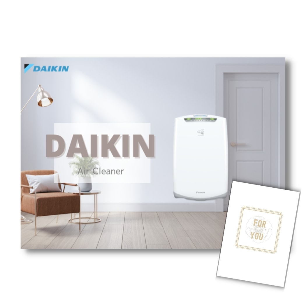 結婚式 景品 【単品】 空気清浄機 ダイキン 目録 A3パネル付｜有効期限無し 二次会 おしゃれ おすすめ 新パネル
