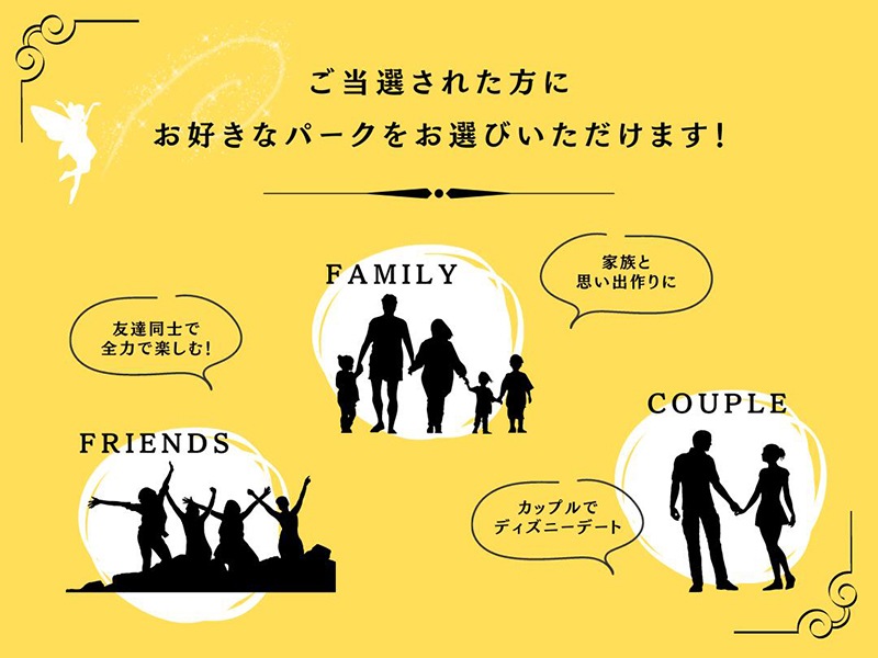 イベント 景品 【単品】 ディズニーペアチケット ディズニーリゾート 目録 A3パネル付｜有効期限無し 二次会 結婚式 ビンゴ おすすめ NEWパネル