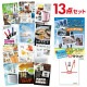 二次会 景品 【おまかせ 13点セット】 ナガシマスパーランド ペアチケット 目録 A3パネル付｜有効期限無し 結婚式 ビンゴ イベント おすすめ