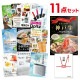 二次会 景品 【おまかせ 11点セット】 お肉 神戸牛 すき焼 しゃぶしゃぶ肉 300g 目録 A3パネル付｜有効期限無し 結婚式 ビンゴ イベント おすすめ