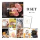結婚式 景品 【ときめき 9点セット】 近江牛 1パウンド サーロインステーキ 肉 目録 A3パネル付｜有効期限無し 二次会 おしゃれ おすすめ 新パネル