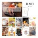 結婚式 景品 【ときめき 11点セット】 ズワイガニ 1kg ( カット生タイプ ) ズワイ蟹 目録 A3パネル付｜有効期限無し 二次会 おしゃれ おすすめ 新パネル