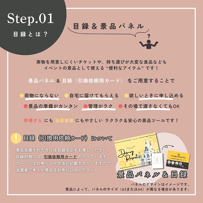 結婚式 景品 【ときめき 3点セット】 ディズニーペアチケット ディズニーランド or ディズニーシー 目録 A3パネル付｜有効期限無し 二次会 おしゃれ おすすめ 新パネル