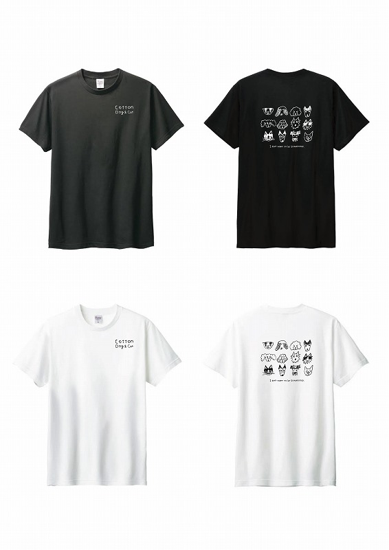 yamyam��CottonDog&Cat ���ꥸ�ʥ�����ƥ���T�����