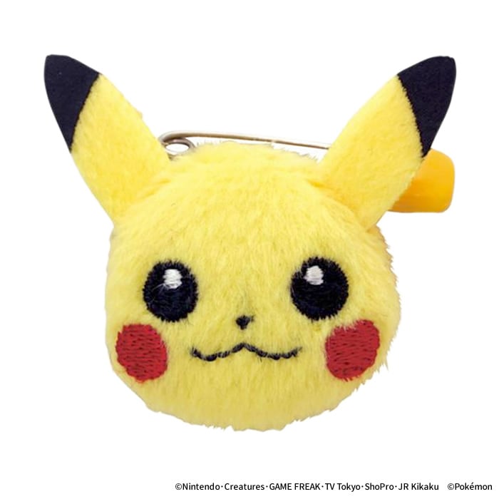 ネコポス可】 ポケットモンスター ピカチュウ ぬいバッジ