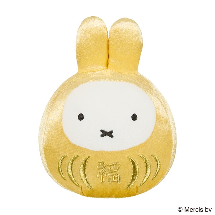 金色の福まねきキーホルダー ミッフィー 福だるま Sサイズ 金|【ぬいぐるみのセキグチ】メーカー