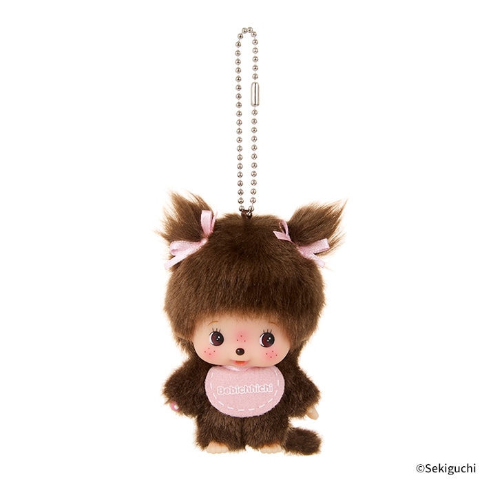 顔でかベビチッチSSキーチェーン 女の子 モンチッチ 顔でかベビチッチ SS 女の子 キーチェーン|【ぬいぐるみの
