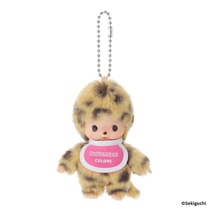 新品未使用タグ付きセキグチ ベビチッチ 幼稚園シリーズ ぬいぐるみ 予約】 ベビチッチCOLORS キーチェーン ヒョウ柄|【ぬいぐるみの