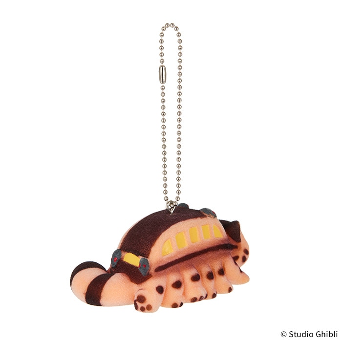 となりのトトロ フロッキングキーチェーン ネコバス