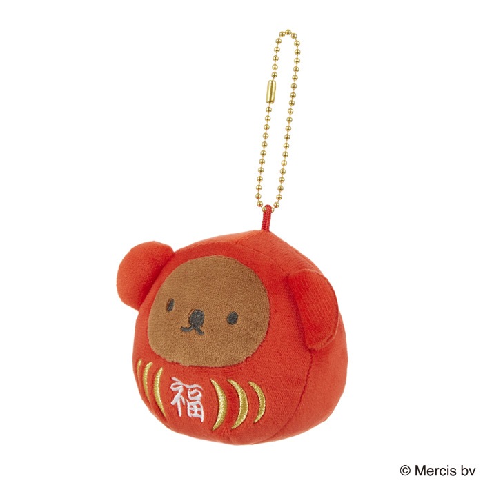 ボリス 福だるま マスコットキーチェーン|【ぬいぐるみの