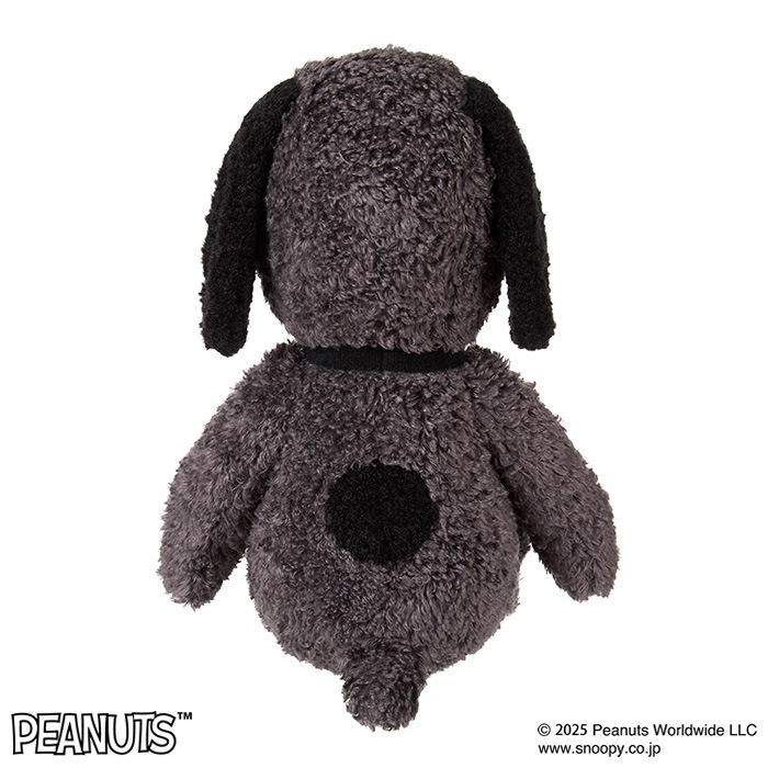ハロー！ MY スヌーピー Mサイズ （チャコール）|【ぬいぐるみの