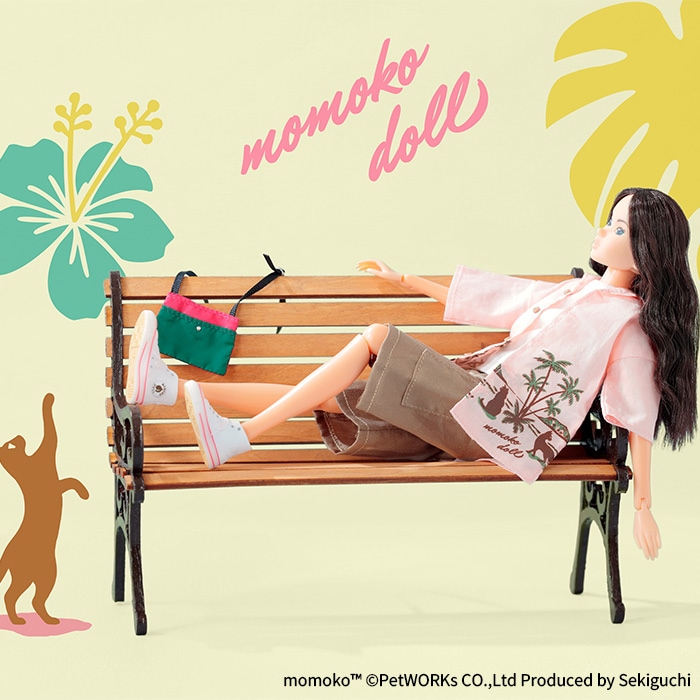≪モモコドール≫ momoko DOLL 3PM with a Cat|【ぬいぐるみのセキグチ