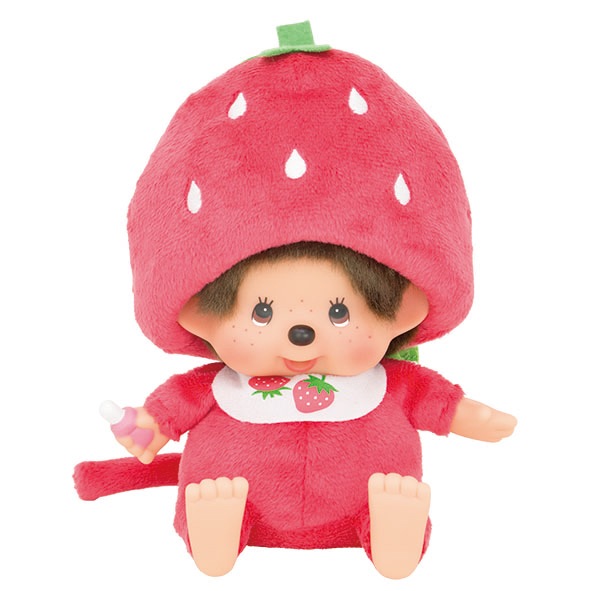 セキグチ イチゴ　モンチッチS　レア品 モンチッチ いちごのもんちっちさん Sサイズ お座りぬいぐるみ