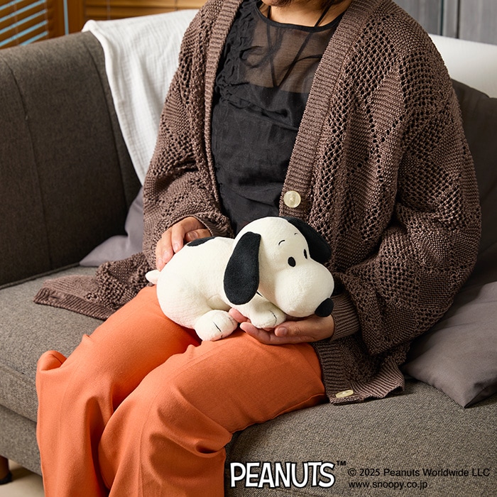 【新品】スヌーピー　おしりもっちり　ぬいぐるみ スヌーピー おしりもっちりぬいぐるみ（株式会社セキグチ