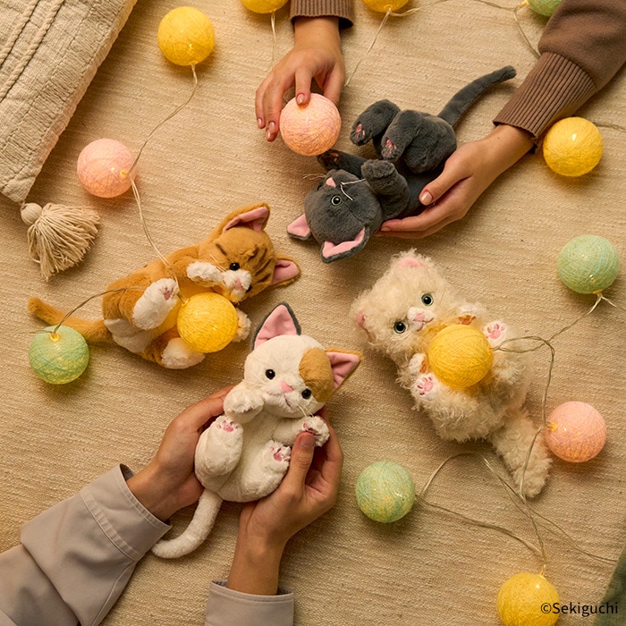 ころりんぬいぐるみ ねこ ろしあん|【ぬいぐるみのセキグチ】メーカー