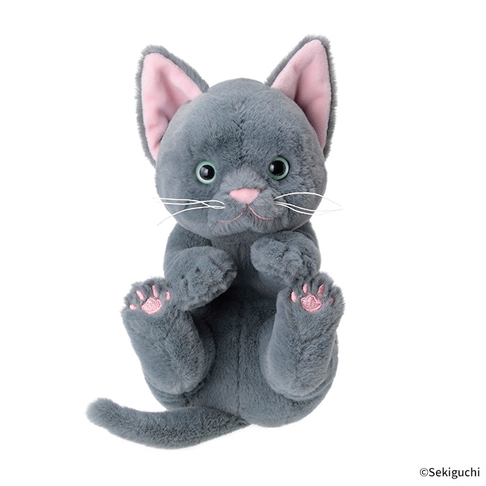 予約】 ころりんぬいぐるみ ねこ ろしあん|【ぬいぐるみのセキグチ