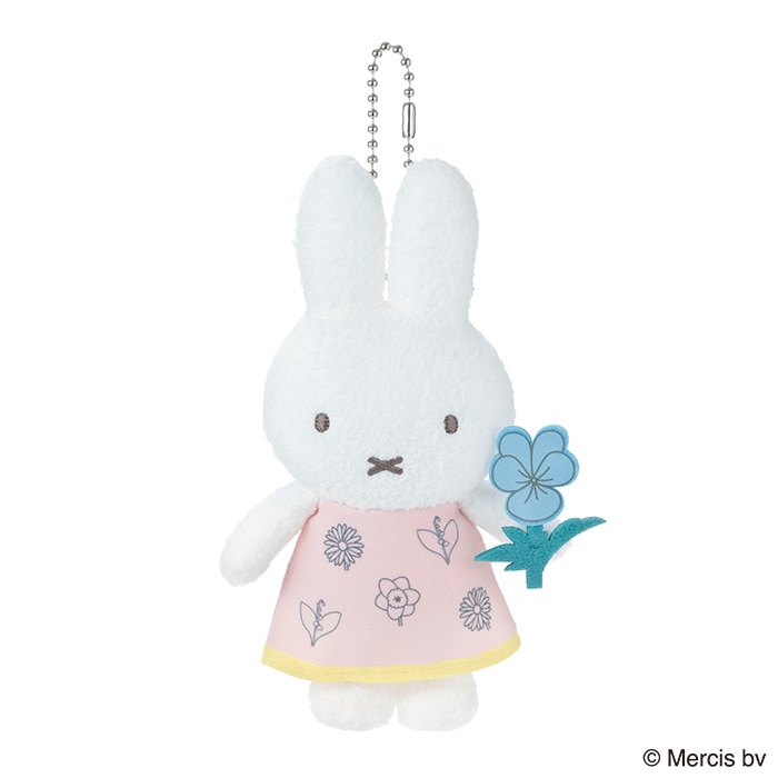 予約】 miffy bloom マスコットキーチェーン ピンク|【ぬいぐるみの