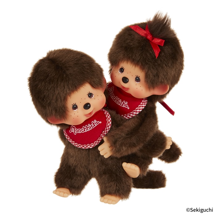 可愛らしいモンチッチのぬいぐるみ2体セット、手足が動きます。 Amazon.co.jp: マイチッチ 35周年記念 2体セット モンチッチ