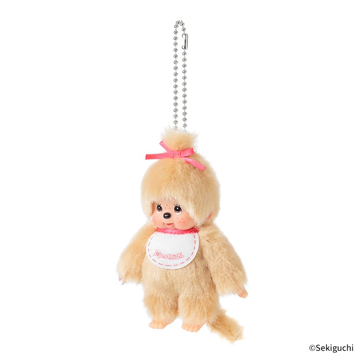予約】 【OS限定】 モンチッチ キーチェーン ミニ ベージュ 女の子