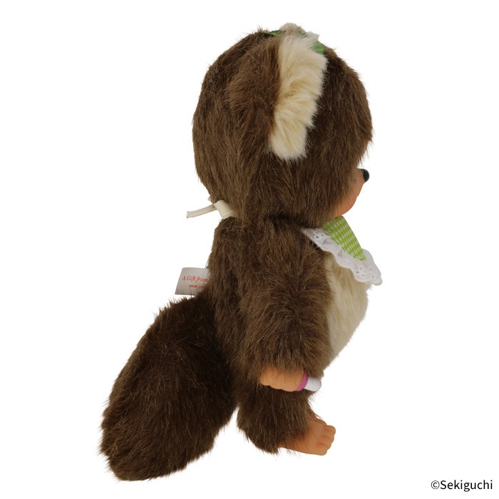 Y*a様 【タグ付】タヌタヌ　パペット　モンチッチ たぬき　Mサイズ　【希少】 Tanutanu/タヌタヌ・Monchhichi/モンチッチ・Hand Puppet/ハンド