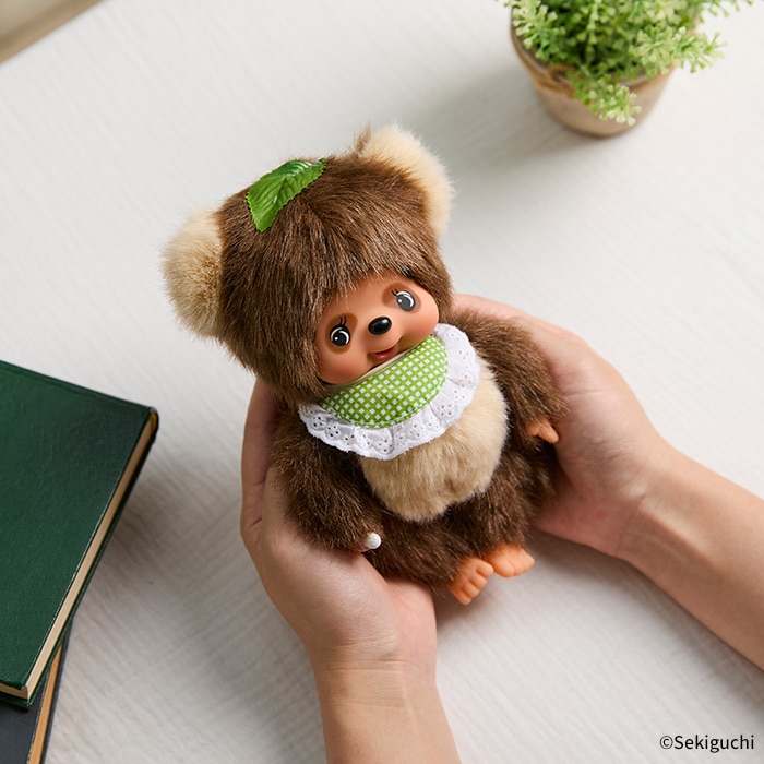 新品タグ付きモンチッチ　タヌきゅん　Sサイズ　ぬいぐるみ セキグチ モンチッチ Monchhichi Friends タヌタヌ Sサイズ