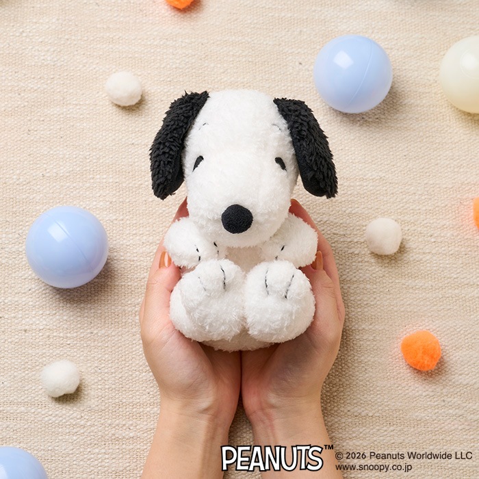 ころりんぬいぐるみ スヌーピー|【ぬいぐるみのセキグチ】メーカー公式通販
