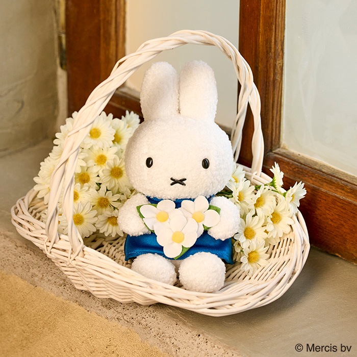 予約】 miffy's Garden ぬいぐるみ 青花|【ぬいぐるみのセキグチ