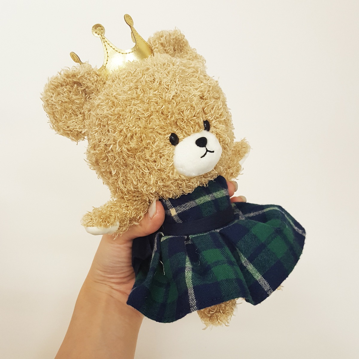 くまのがっこう グルービーチェック モコモコマリー Sサイズ