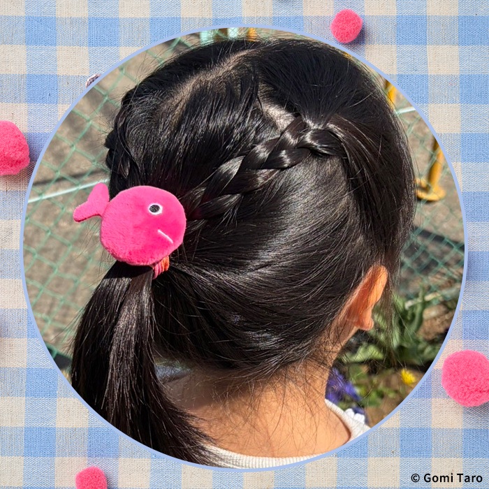 きんぎょがにげた ぬいぐるみヘアゴム|【ぬいぐるみのセキグチ