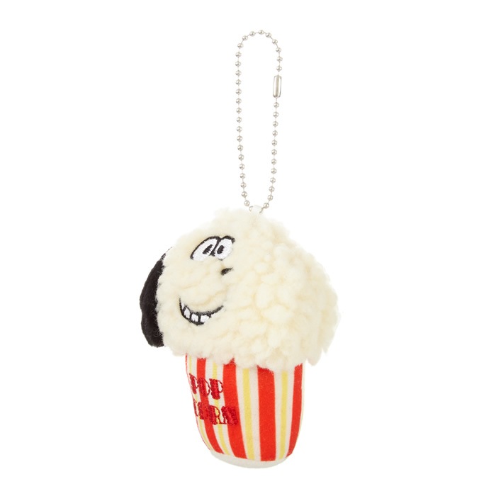 Peanuts ポップコーンスヌーピー キーチェーンマスコット ぬいぐるみのセキグチ メーカー公式通販