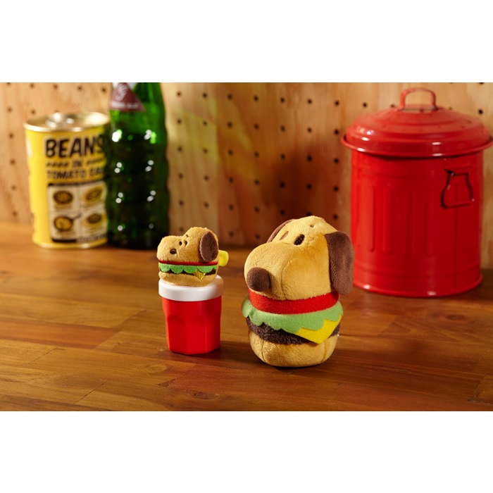 PEANUTS ハンバーガースヌーピー キーチェーンマスコット|【ぬいぐるみ