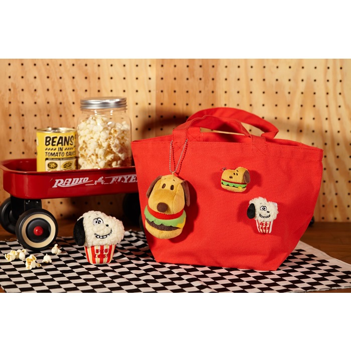 希少】USJ スヌーピー ハンバーガー キーホルダー USJ『スヌーピー