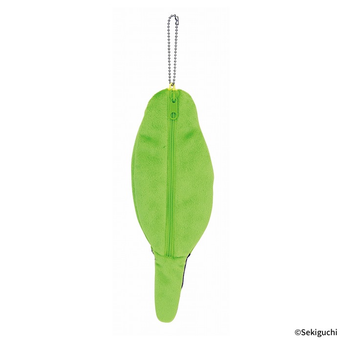 ネコポス可】コトリコレクション セキセイインコ ペンポーチ グリーン