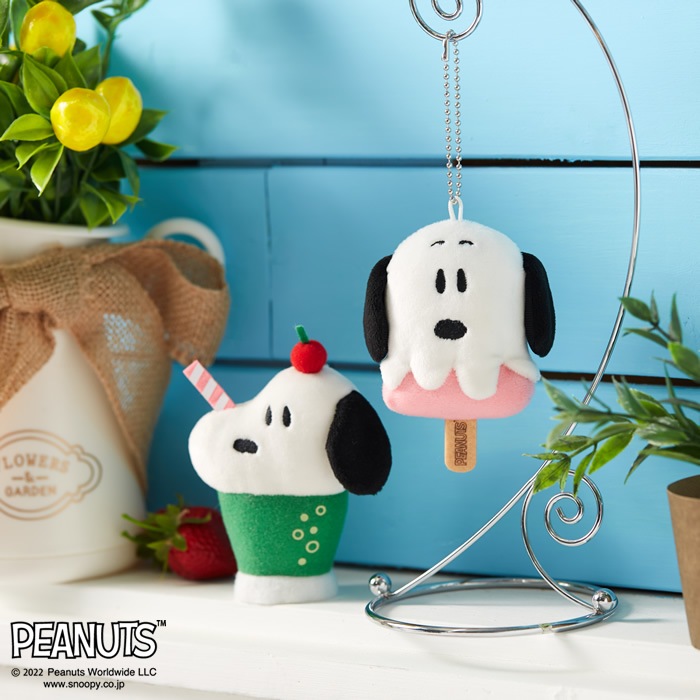 カフェスイーツ アイスキャンディスヌーピー キーチェーンマスコット