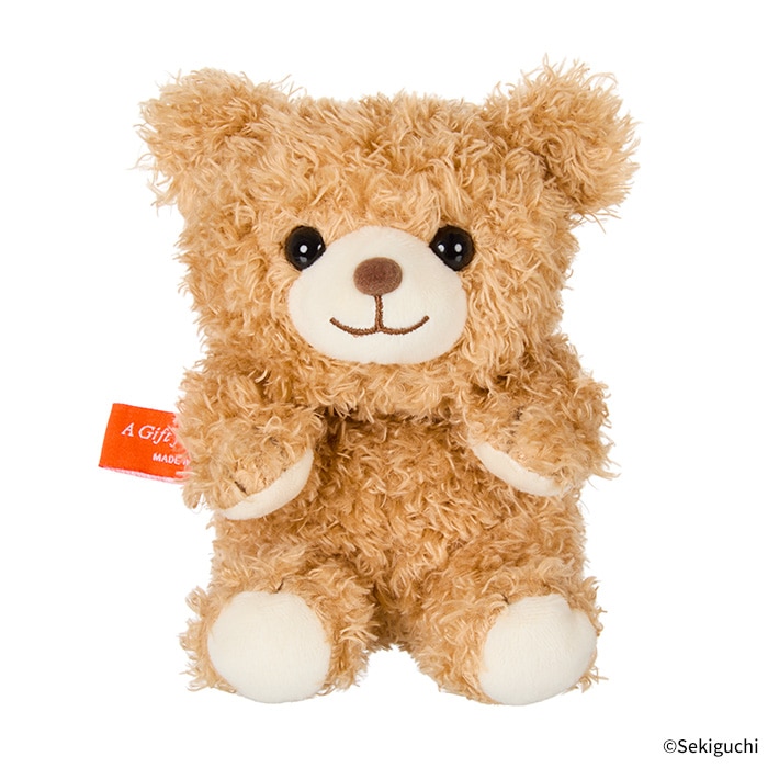 予約】 あそんで！テディベア マスコットキーチェーン ライトブラウン