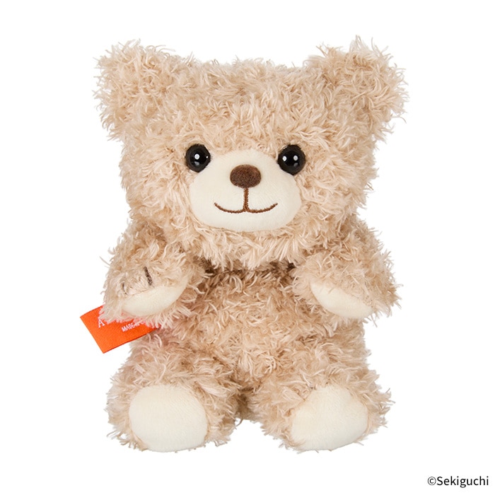 予約】 あそんで！テディベア マスコットキーチェーン ベージュ